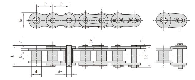 不銹鋼<font color='red'>10ASS</font>-1_5分鏈條 不銹