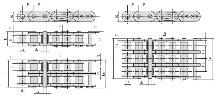 C<font color='red'>10ASS</font>-1_不銹鋼直鏈板鏈條